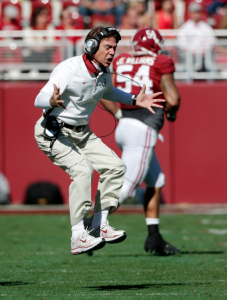 Nick Saban showing the emotional maturity of a 5th grader.